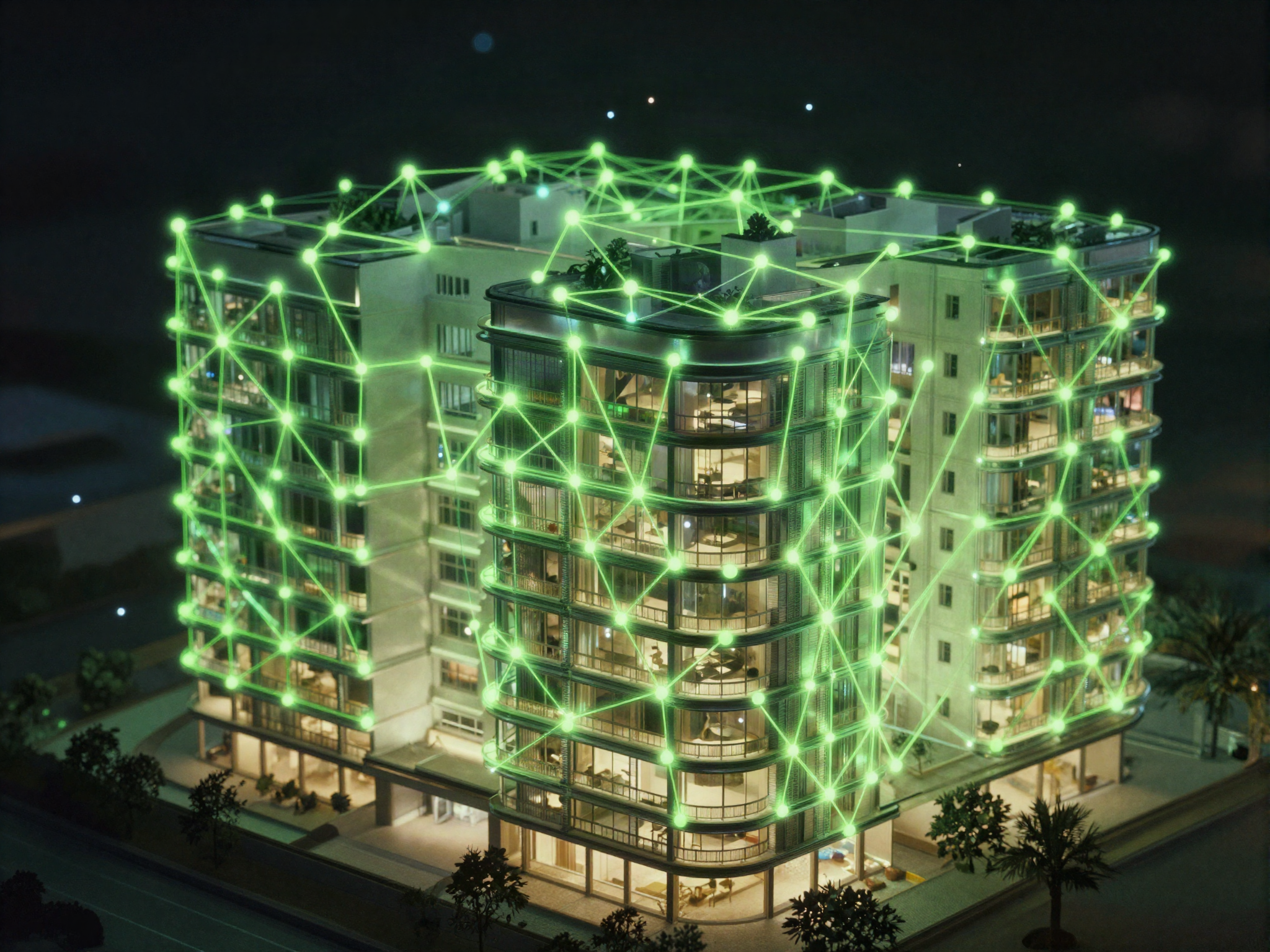 Edificio representando la tokenización de bienes inmuebles
